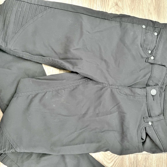 Prana Brenna dark gray moto stretch pants size 4 - Picture 8 of 8